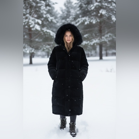 Massimo Dutti Jackets & Blazers - Massimo Dutti Dark Brown Puffer Jacket